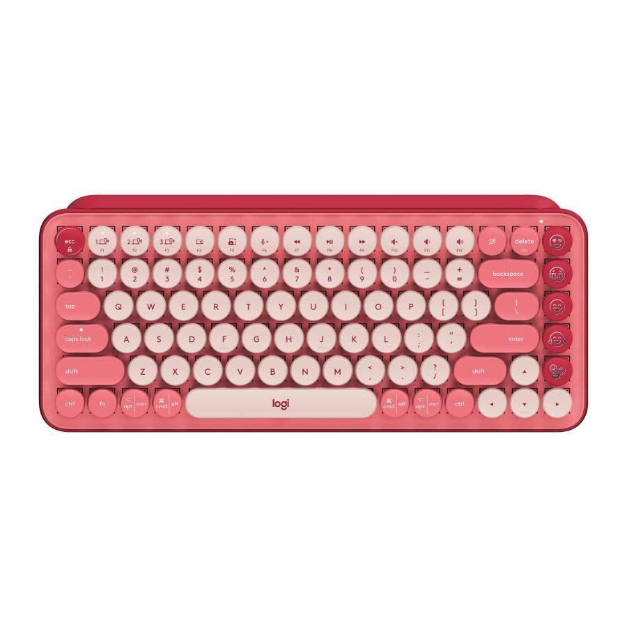 ロジテック Logitech Pop Keys Rose メカニカル ワイヤレス キーボード