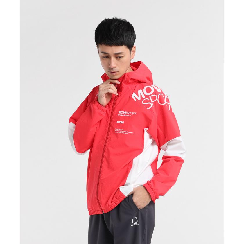 MOVESPORT 公式 ムーブスポーツ デサント クロスフーディー メンズ 撥