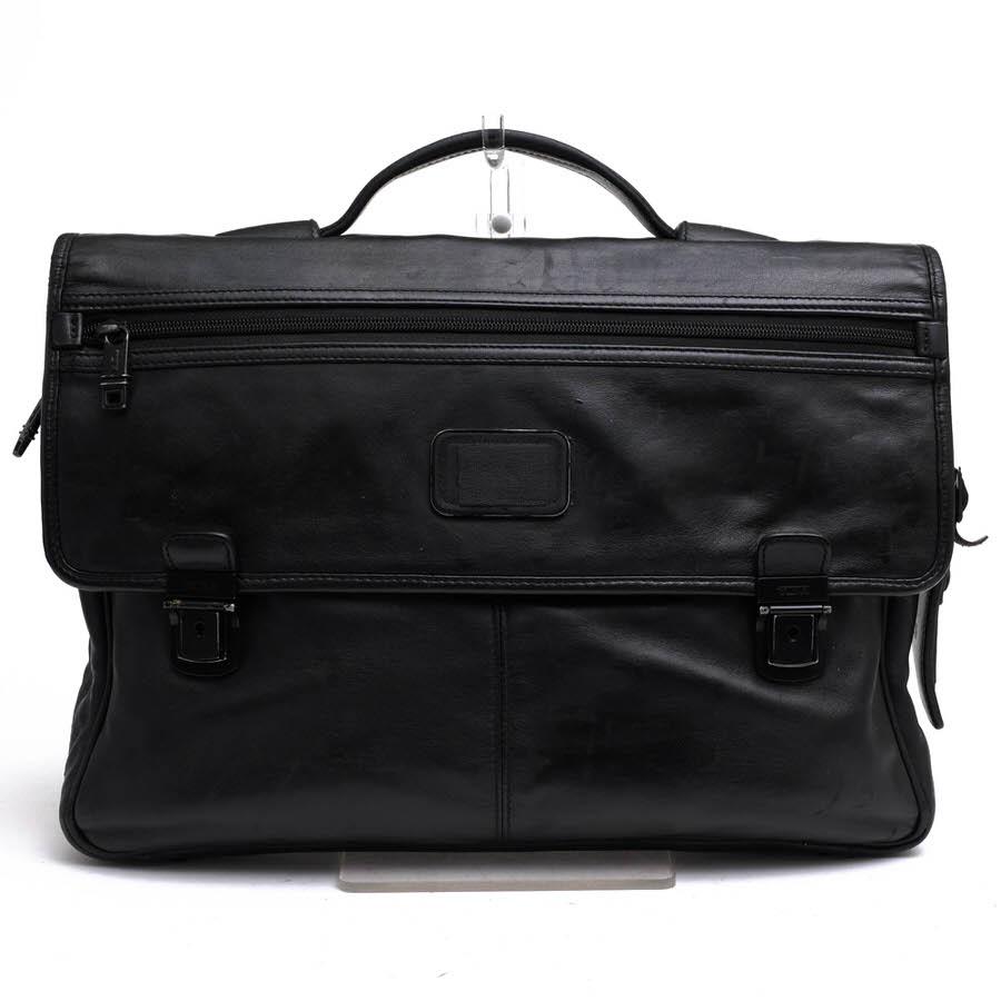 TUMI（トゥミ） ビジネスバッグ 96167DH Leather Slim Flap Brief