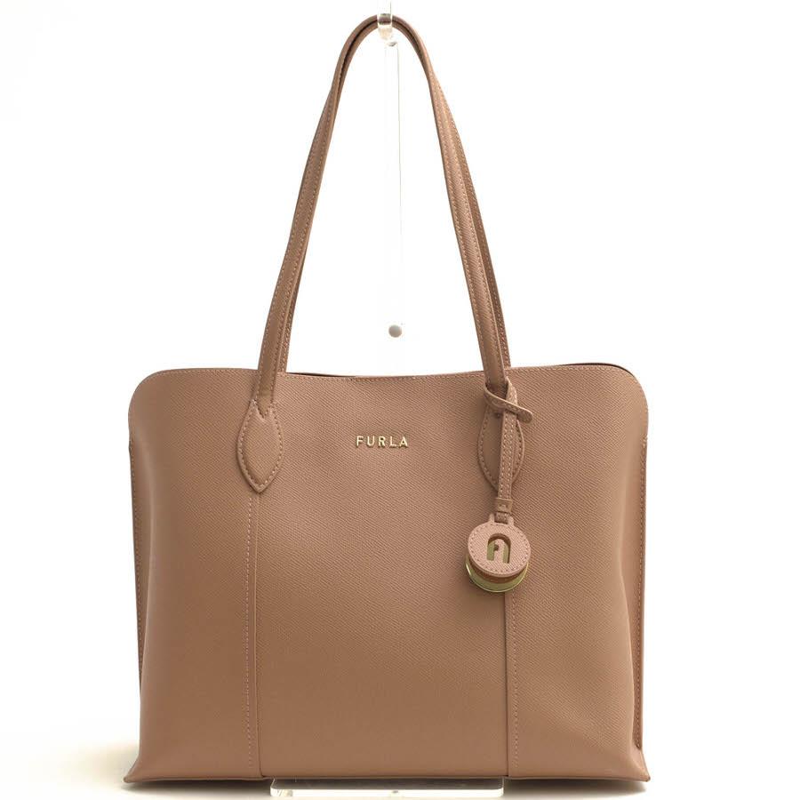 FURLA（フルラ） トートバッグ VITTORIA L TOTE ヴィットリア グレイン