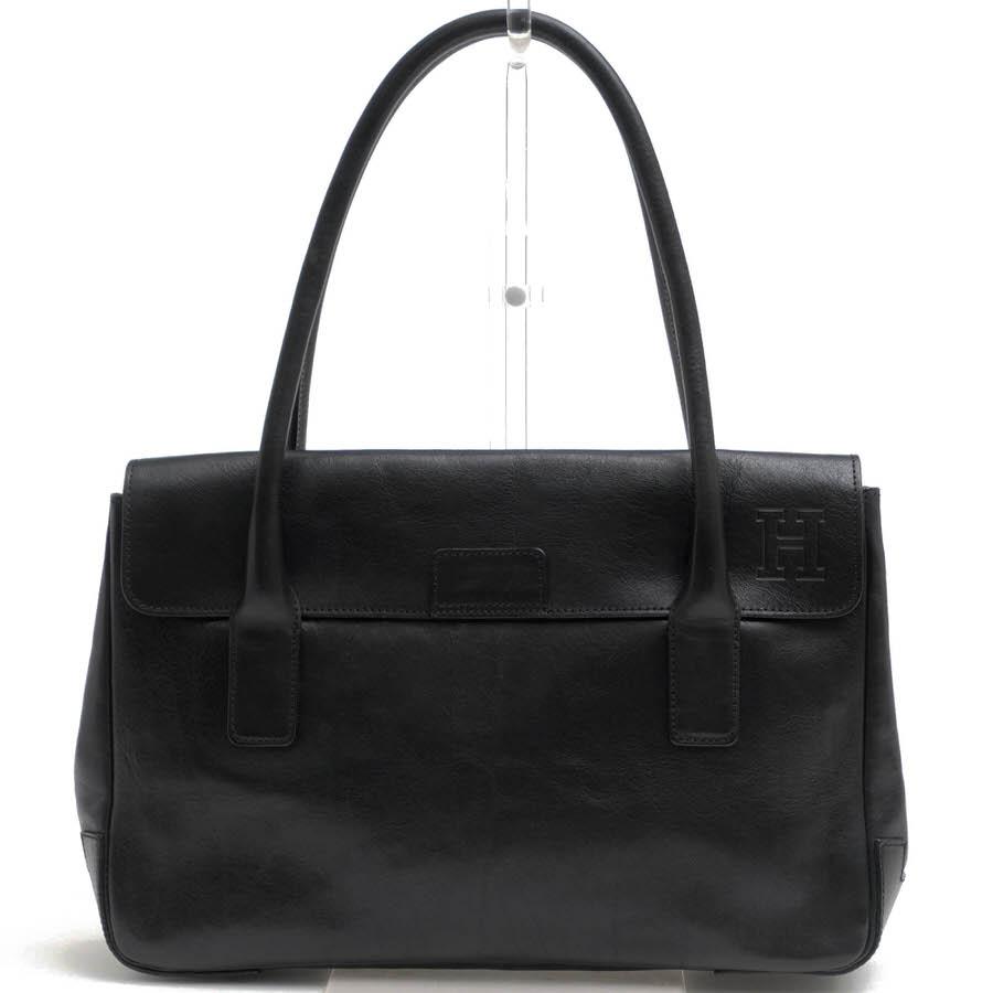 HIROFU（ヒロフ） ハンドバッグ 牛革 カーフ フラップ式 肩掛け ワン