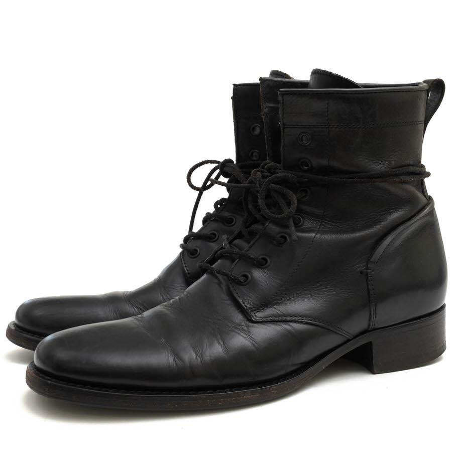 BUTTERO（ブッテロ） レースアップブーツ B1113 牛革 カーフ BROKE
