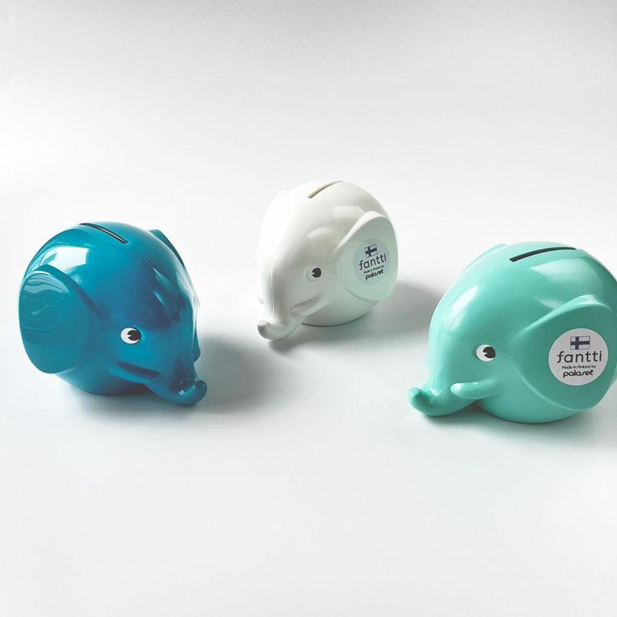 Fantti エレファントバンク 貯金箱 ゾウ おしゃれ かわいい 北欧 雑貨