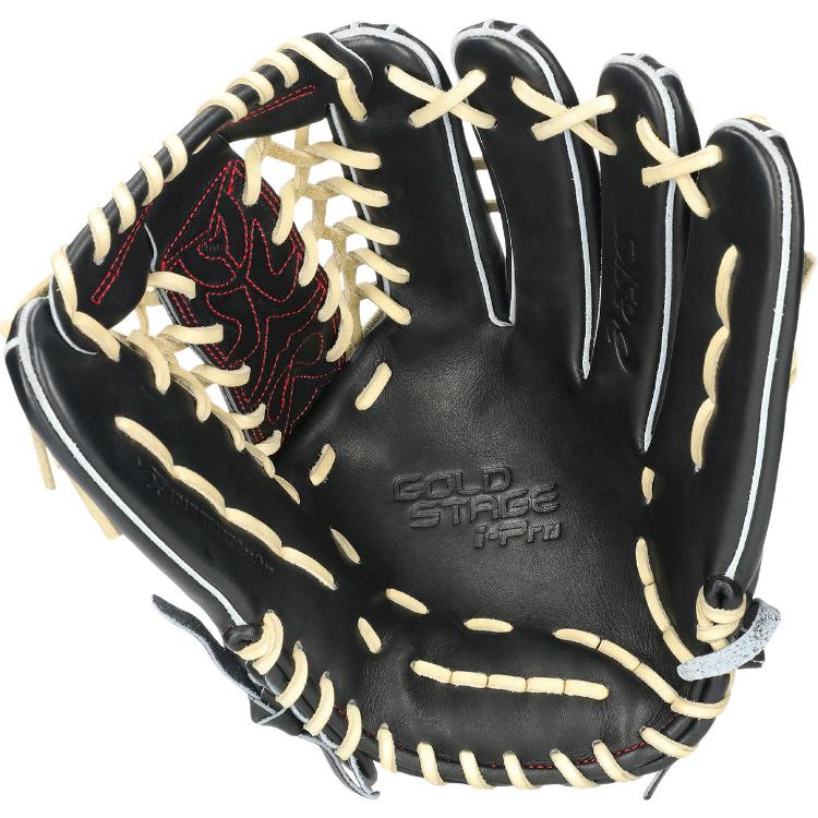 asics アシックス 硬式用GOLDSTAGE I-PRO 外野手用 ブラックxGキャメル