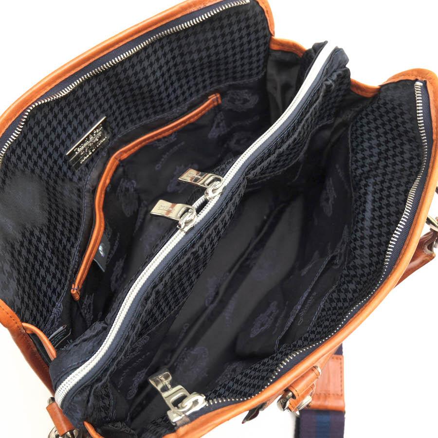 Orobianco（オロビアンコ） ビジネスバッグ 伊リモンタ社ナイロン 牛革