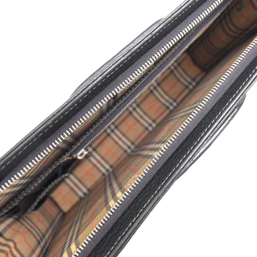 BURBERRY（バーバリー） ビジネスバッグ グレイン型押し牛革 裏地