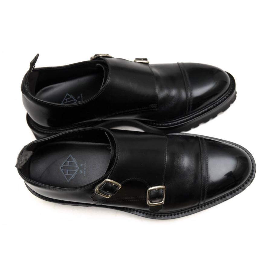 WH ダブルエイチ ビジネスシューズ WHS-0300 Double Monk Strap Shoes