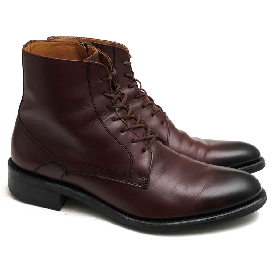 REGAL（リーガル） レースアップブーツ 418R キップ 牛革 プレーントゥ