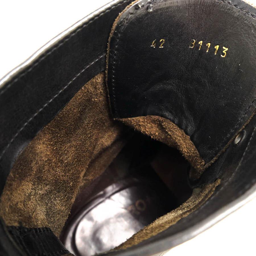 BUTTERO（ブッテロ） レースアップブーツ B1113 牛革 カーフ BROKE