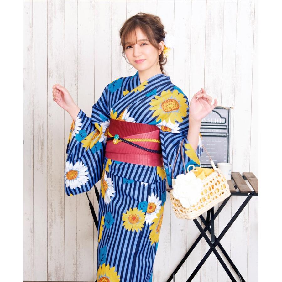 Dita（ディータ） レディース 浴衣 セット 簡単（ゆかた・作り帯・下駄