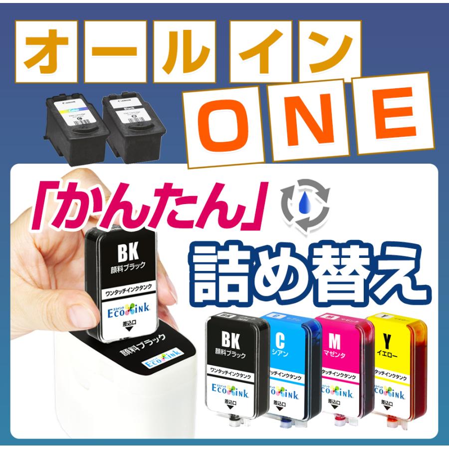 エコインク BC-365 BC-366 BC-345 BC-346 BC-310 BC-311 キャノン