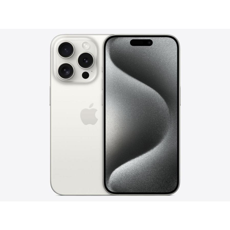 iPhone 新品未開封Apple iPhone15pro 256GB ホワイトチタニウム MTUD3J