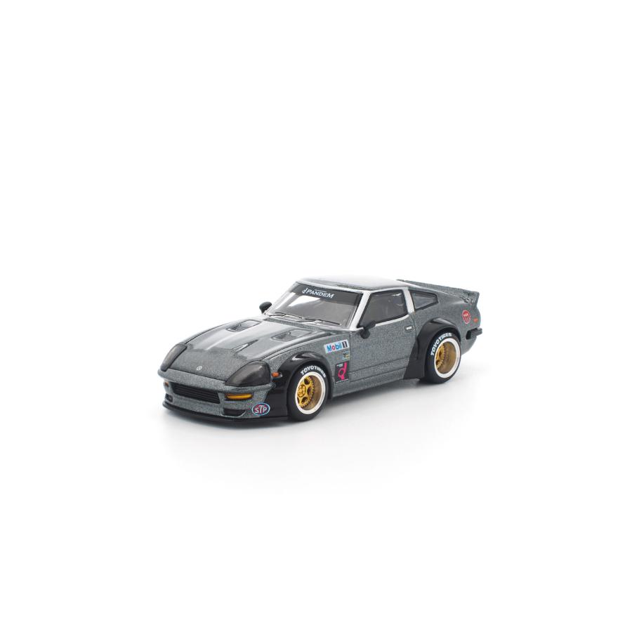 POP RACE 1/64 PANDEM 280ZX GUN?METAL / ガンメタル ミニカー
