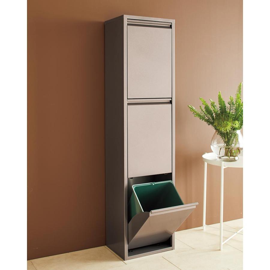 dinos（ディノス） DOTTUS/ドッタス ダストボックス3段（3分別ゴミ箱