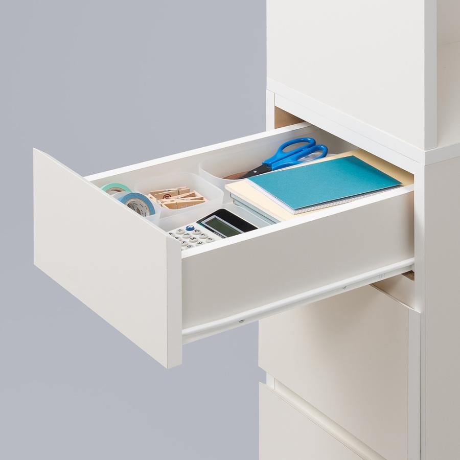 dinos（ディノス） ≪高さ180cm≫ デスクサイド収納ラック 幅30奥行