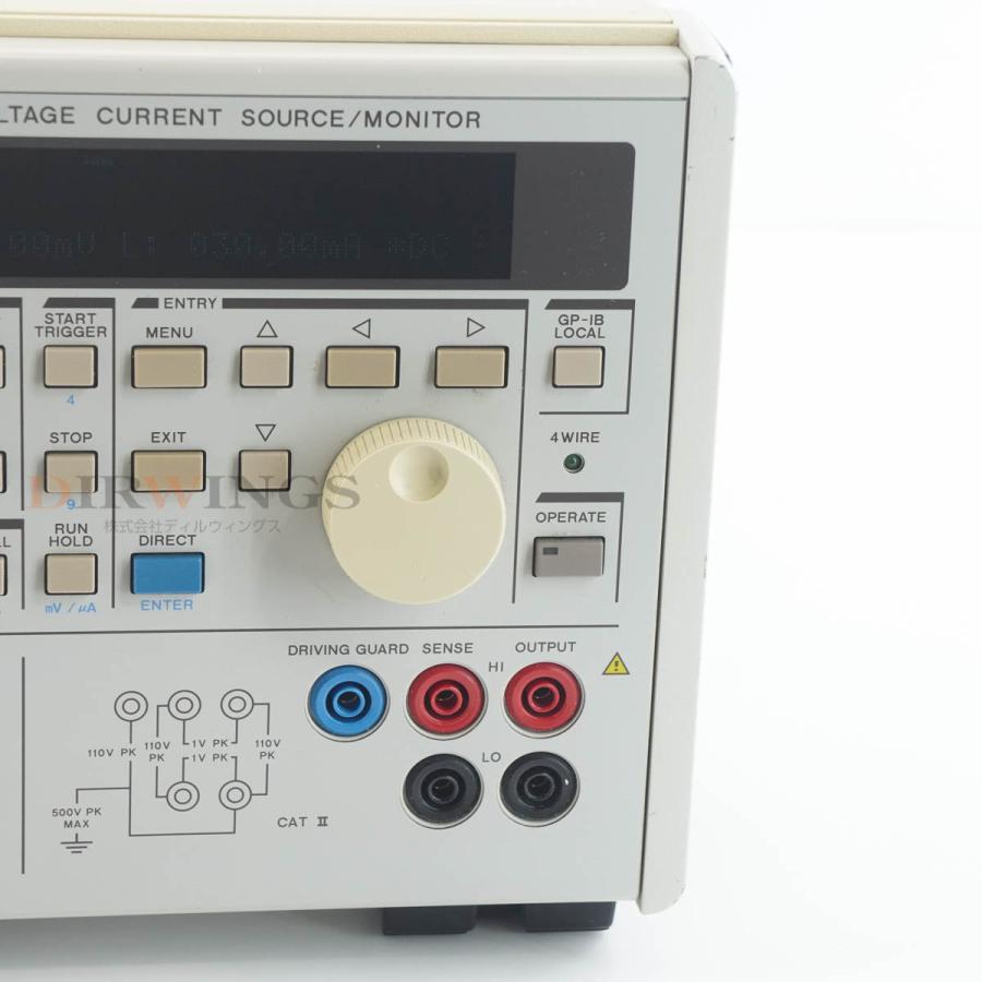 JB]USED 保証なし ADVANTEST R6243 DC VOLTAGE CURRENT SOURCE/MONITOR