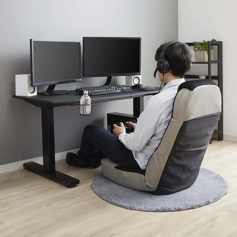 ゲーミング座椅子 座椅子 折りたたみ コンパクト リクライニング 180度