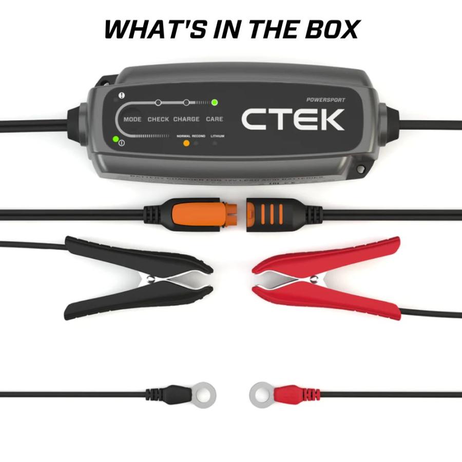 CTEK（シーテック） CTEK 12V バッテリー充電器 2.3A POWERSPORT