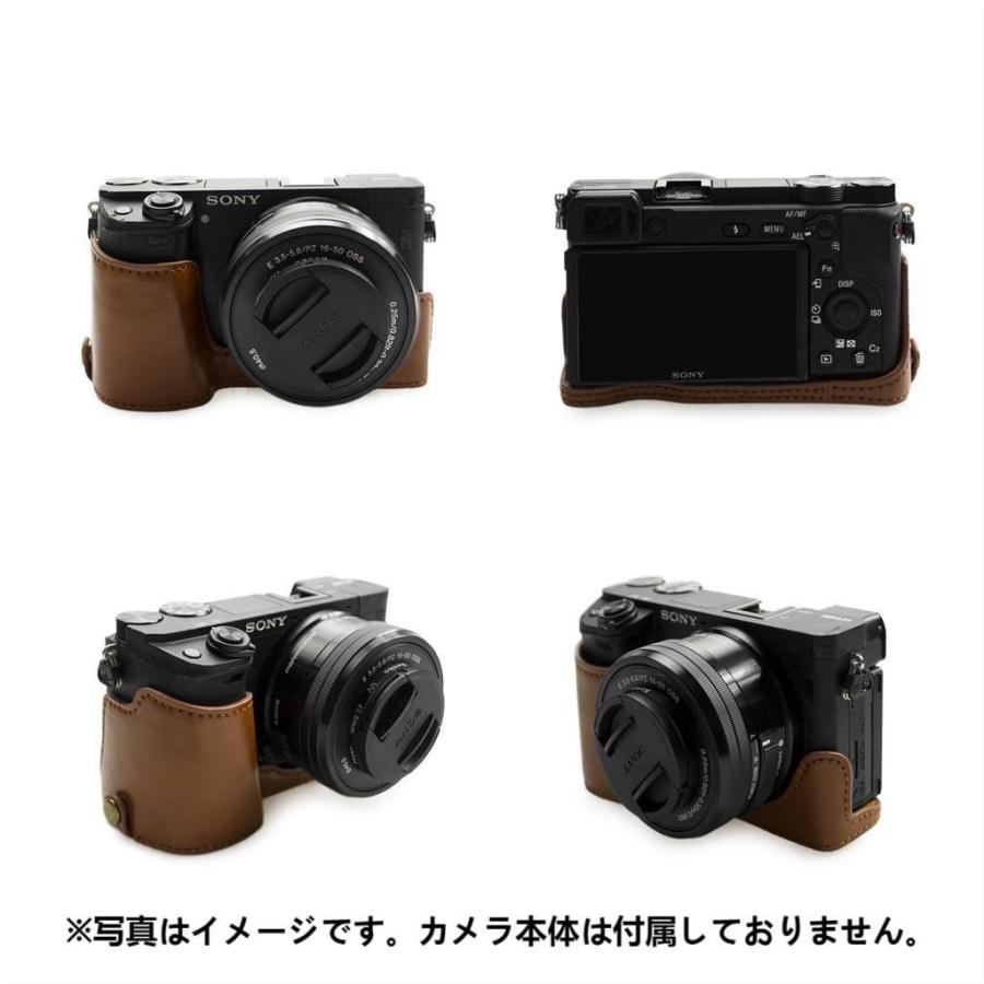 SONY ソニー A6400 A6100専用カメラケース 16-50 mmレンズ対応 PU
