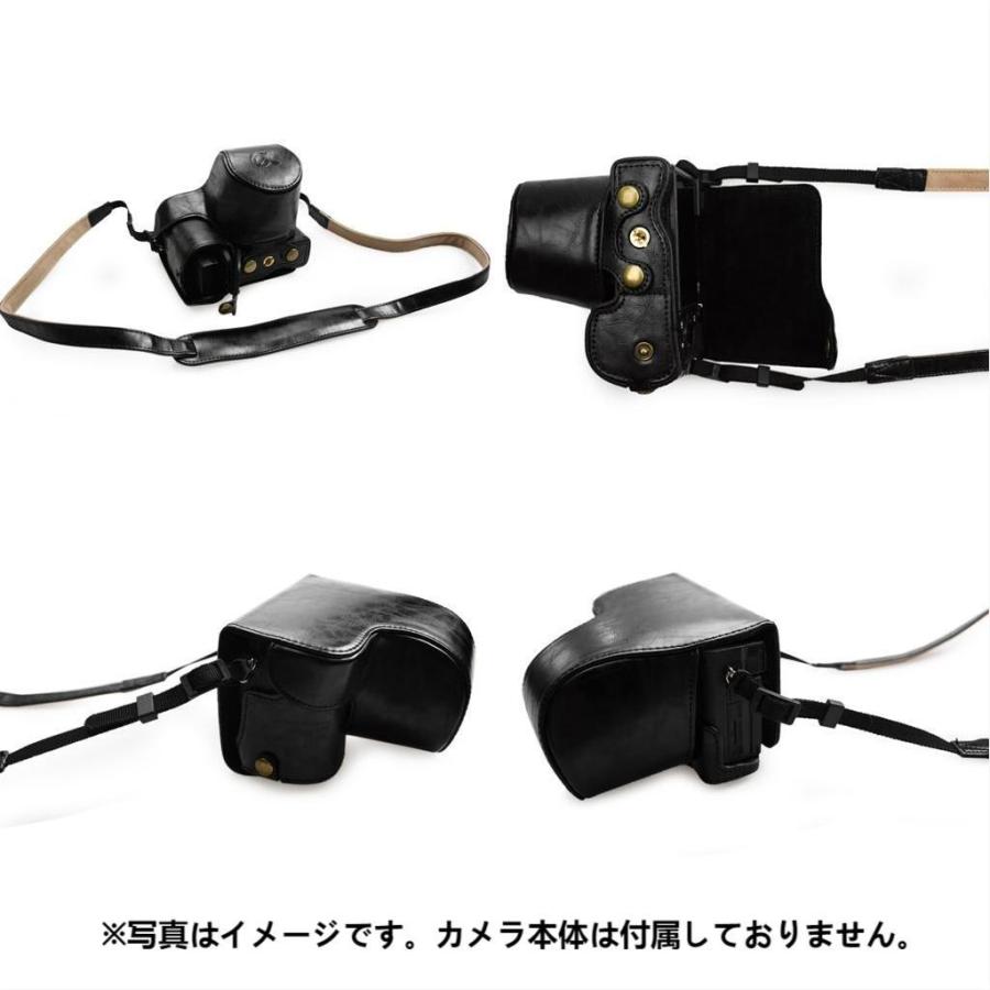 SONY ソニー A6400 A6100専用カメラケース 16-50 mmレンズ対応 PU