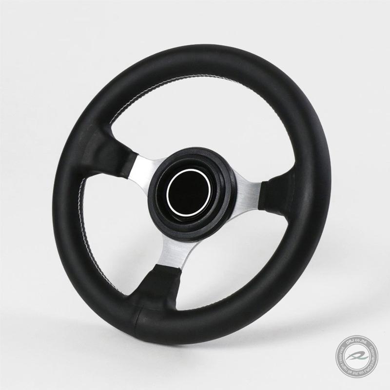 ステアリング 28Φ PVCレザー シルバースポーク ノスタルジック NISMO