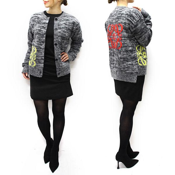 LOEWE（ロエベ） ANAGRAM INTARSIA CARDIGAN アナグラム インターシャ