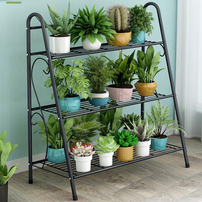 ガーデンラック 3段 フラワースタンド プランタースタンド 屋外 室内