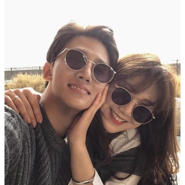 ゴールドフレーム サングラス 02 ラウンドフレーム 丸 円型 眼鏡