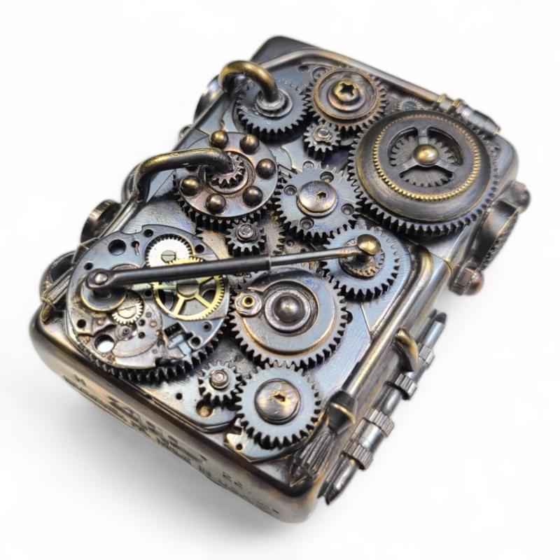 ZIPPO（ジッポー） zp06 希少 ジッポ アンティーク仕上げ スチーム