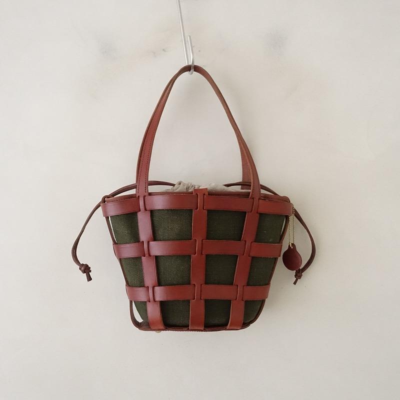 Just Campagne（ジュストカンパーニュ） *Vallee レザーバスケット