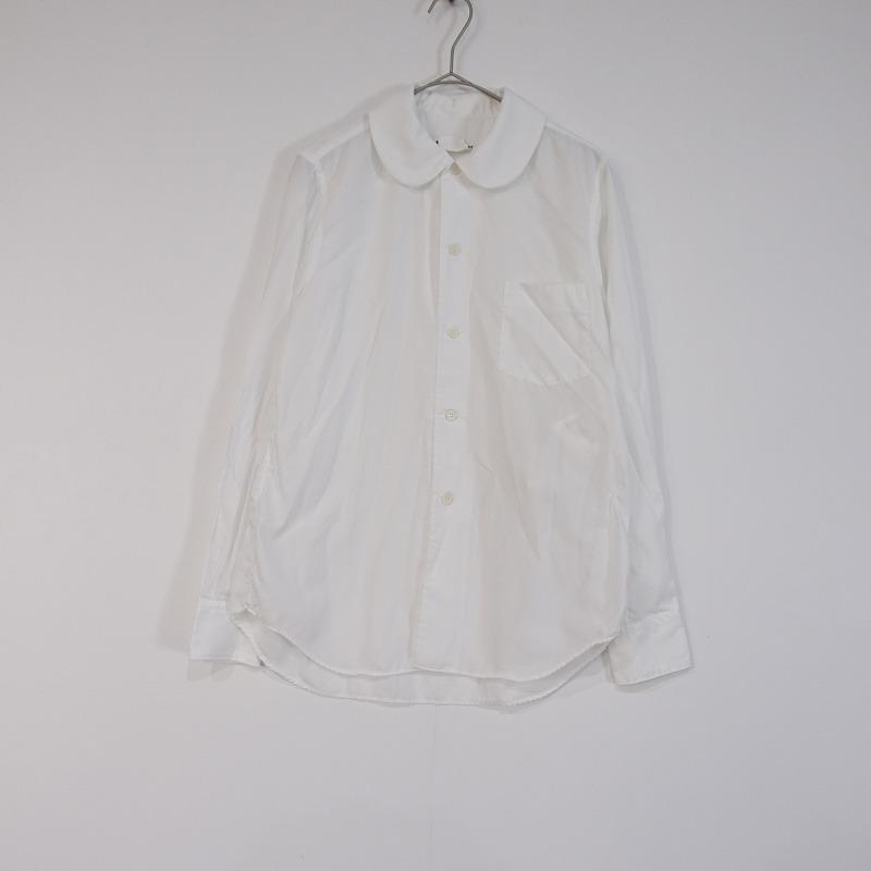 コムデギャルソン COMME des GARCONS *丸襟ロングスリーブシャツ*S長袖