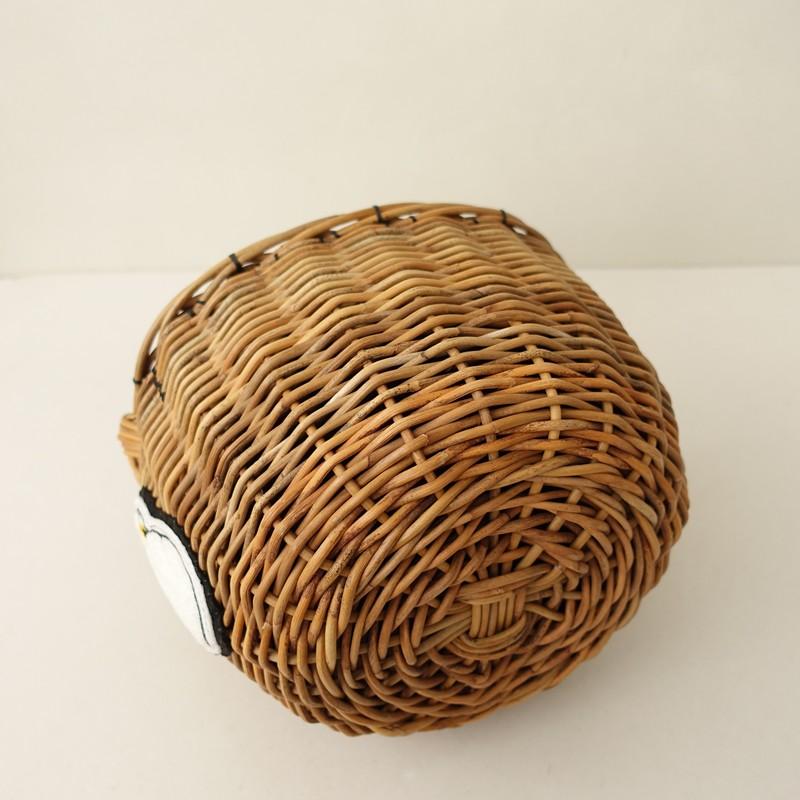 美品/2024AW/定価4.6万】エバゴス ebagos *オカイモノカゴ スワン付き