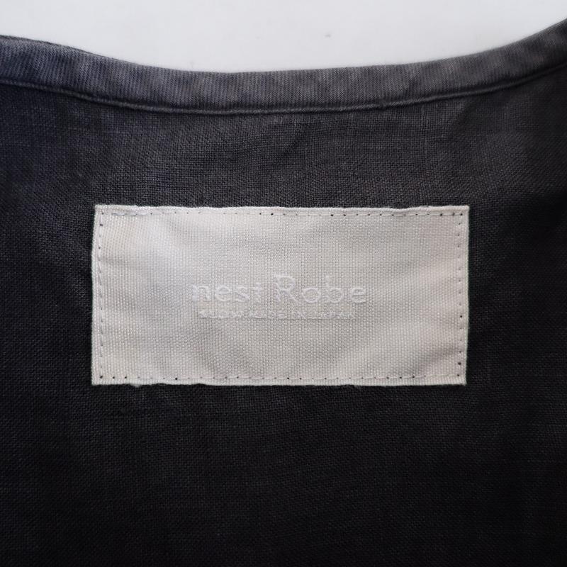 nest Robe（ネストローブ） 【定価2万】ネストローブ *硫化染めリネン