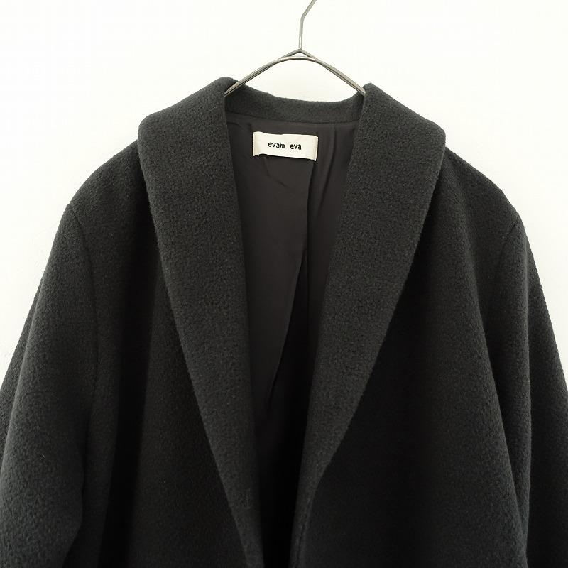 evam eva（エヴァムエヴァ） *アンゴラウールローブコート*1