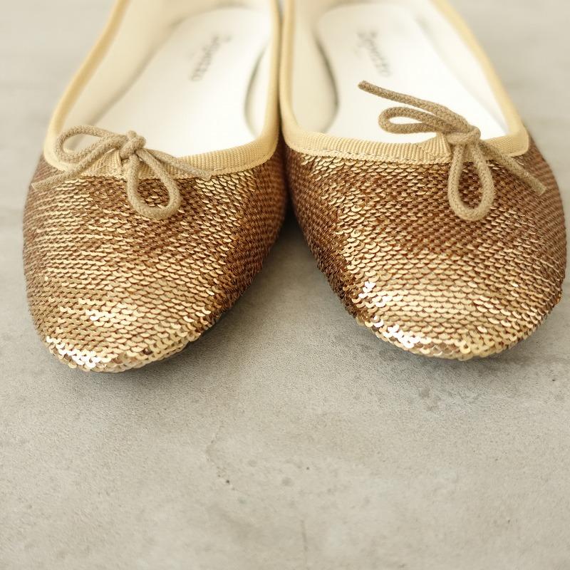 定価4.6万】レペット repetto *CENDRILLON スパンコールバレエシューズ