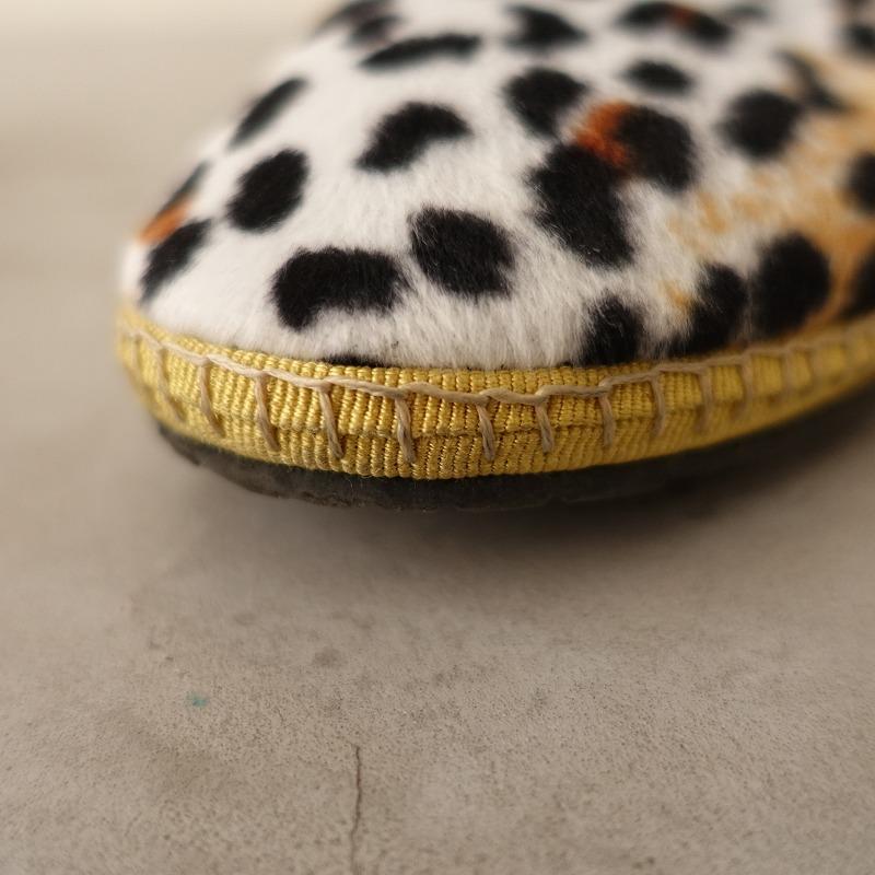 シューシャ Sciuscia *TRAGARA スリッポン 36/23*レオパード靴フラット