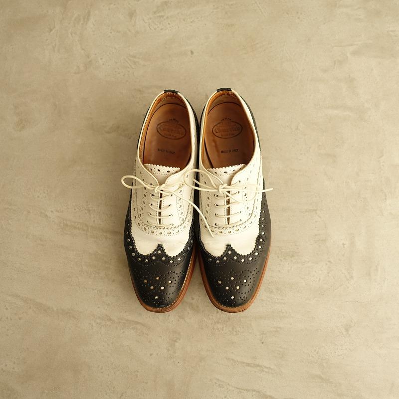 チャーチ CHURCH'S *DORA レザーレースアップシューズ 36.5/23.5*白