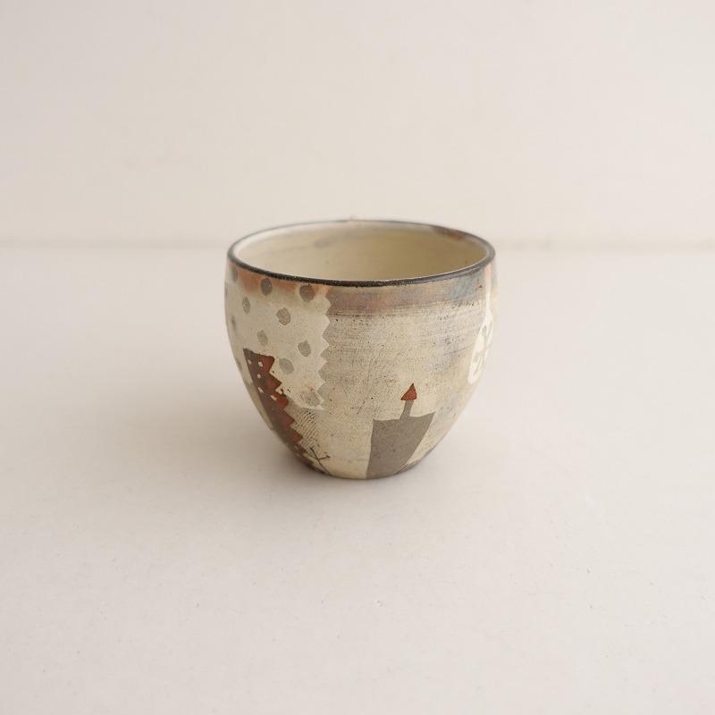 ウエダキヨアキ KIYOAKI UEDA *デザインカップ*絵付けマグカップコップ