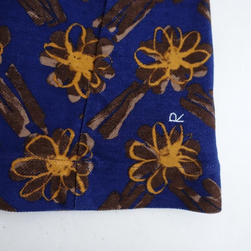 45アールピーエム R45RPM *ライトモールフラワーヘリンボンプリント