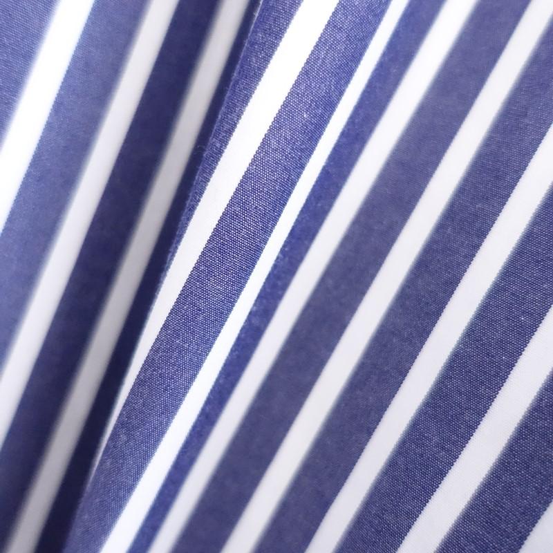 美品/定価1.8万】アワーホームOURHOME *播州織のベーシックシャツ*F