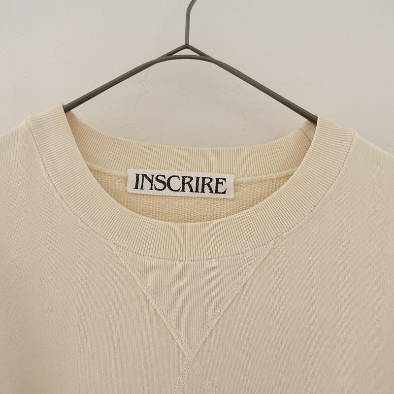 INSCRIRE（アンスクリア） *スウェットプルオーバー*オーバーサイズ