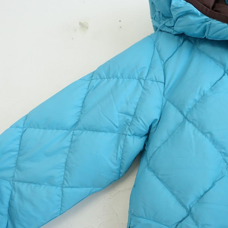 モンベル mont bell *リバーシブルダウンパーカー*130ブルー×ブラウン