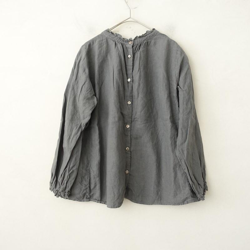 nest Robe（ネストローブ） *リネンスタンドフリルカラー2WAYブラウス