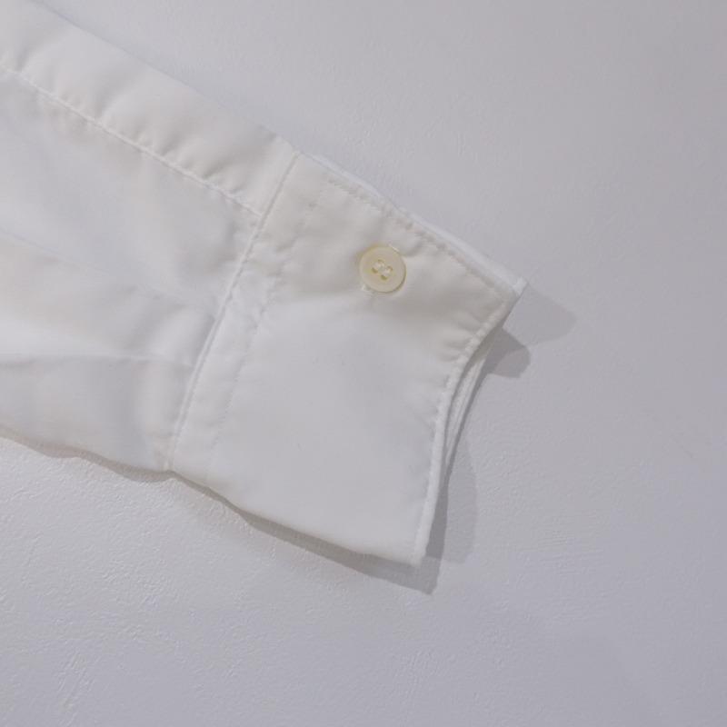 コムデギャルソン COMME des GARCONS *丸襟ロングスリーブシャツ*S長袖