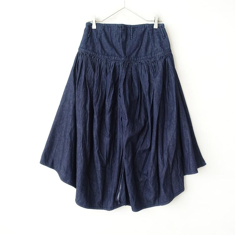 KAPITAL キャピタル デニム ガウチョ フレア ボトムス パンツ 日本製