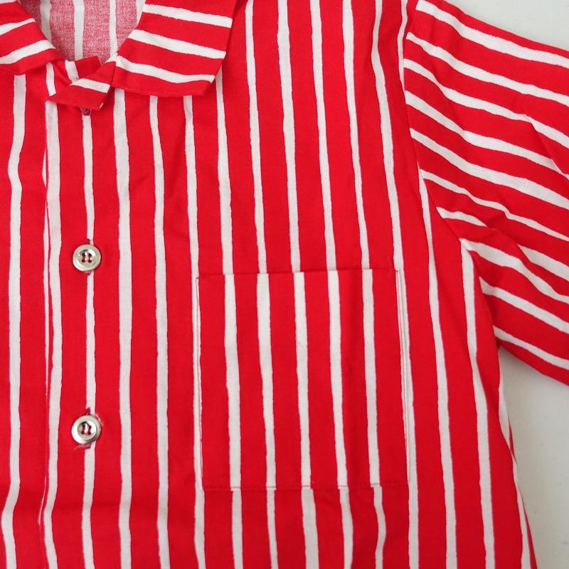キッズ】マリメッコ marimekko *Jokapoika コットンストライプ長袖