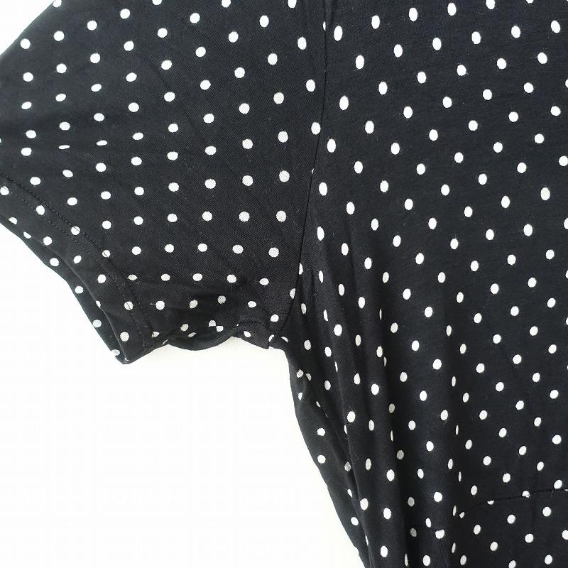 agnes b.（アニエスベー） agnes b.*半袖ドットワンピース*腰紐シャツ