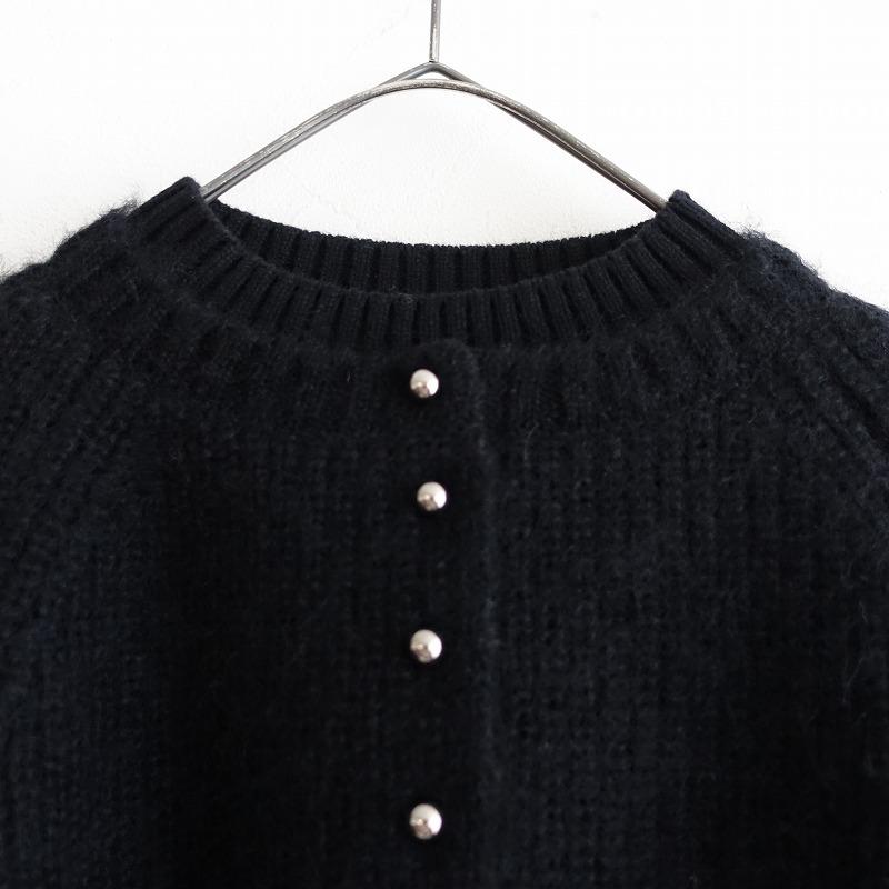 sacai（サカイ） *モヘアニットプルオーバー*ブラック毛ウール