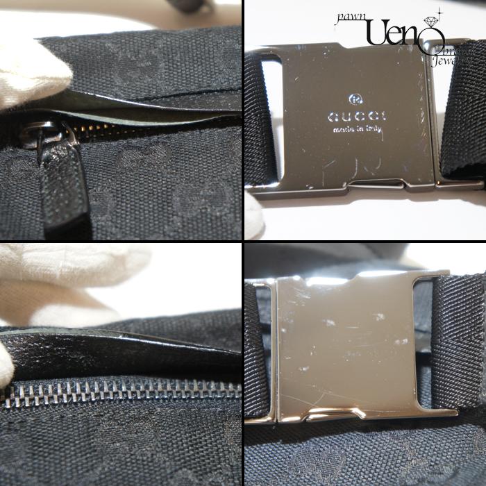 GGキャンバス 【質屋】送料無料！GUCCI グッチ ウエストポーチ 2WAY GG