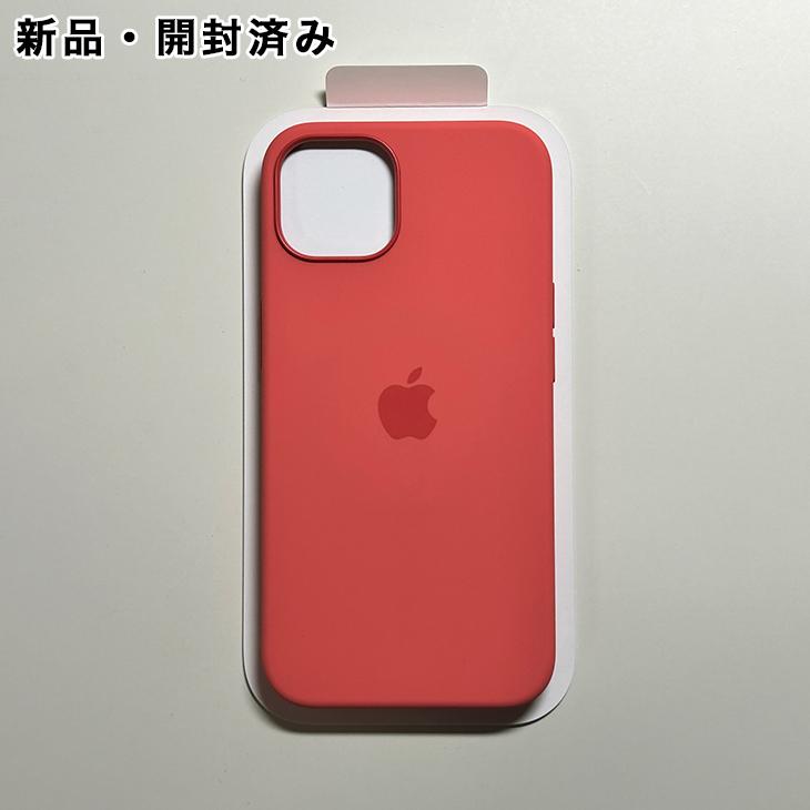 iPhone 13 Apple純正 MagSafe対応 シリコンケース・ピンクポメロ 新品
